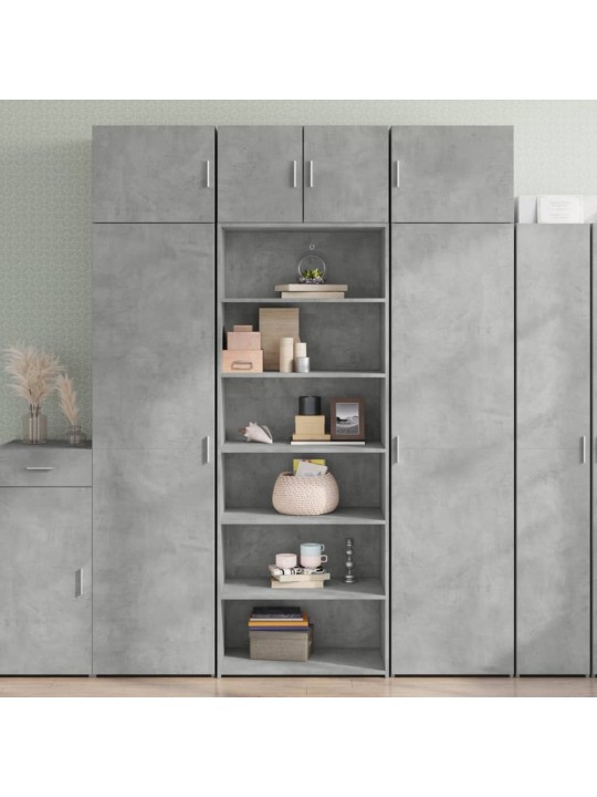 Skříň highboard betonově šedá 70 x 41 x 185 cm kompozitní dřevo