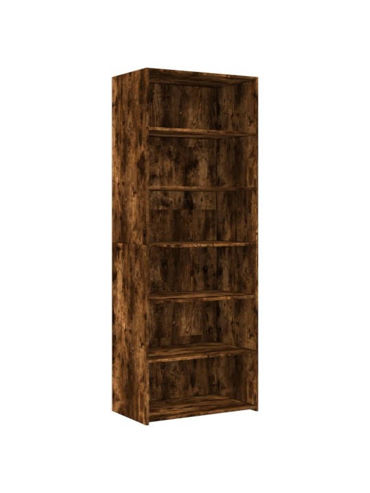 Skříň highboard kouřový dub 70 x 41 x 185 cm kompozitní dřevo