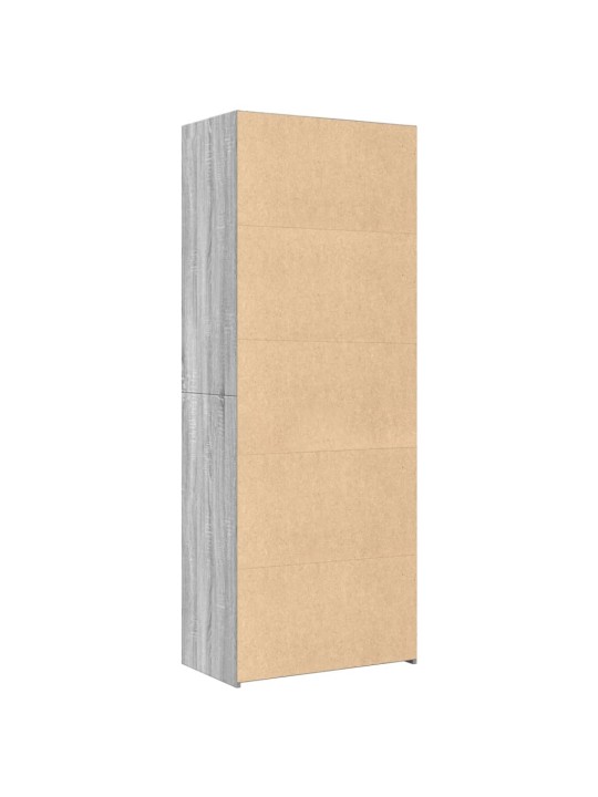 Skříň highboard šedá sonoma 70 x 41 x 185 cm kompozitní dřevo