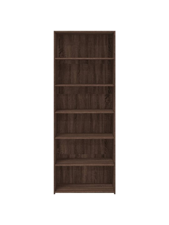 Skříň highboard hnědý dub 70 x 41 x 185 cm kompozitní dřevo