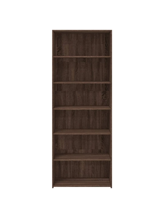 Skříň highboard hnědý dub 70 x 41 x 185 cm kompozitní dřevo