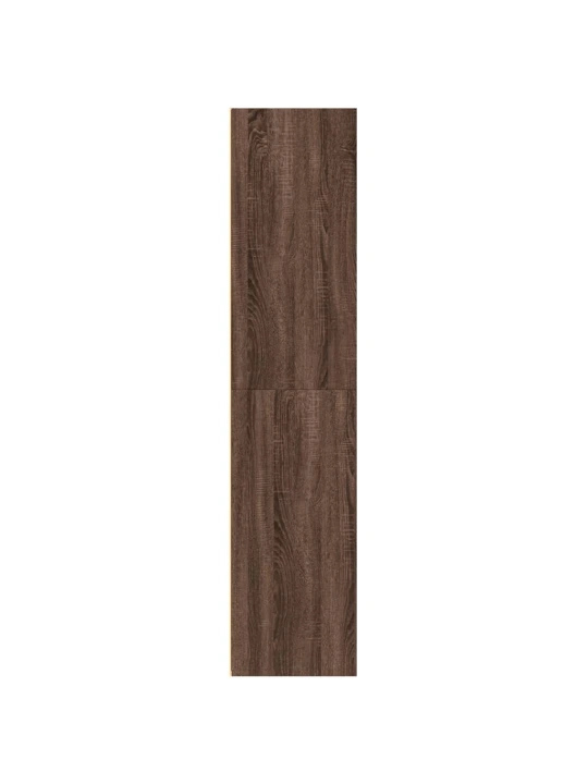 Skříň highboard hnědý dub 70 x 41 x 185 cm kompozitní dřevo