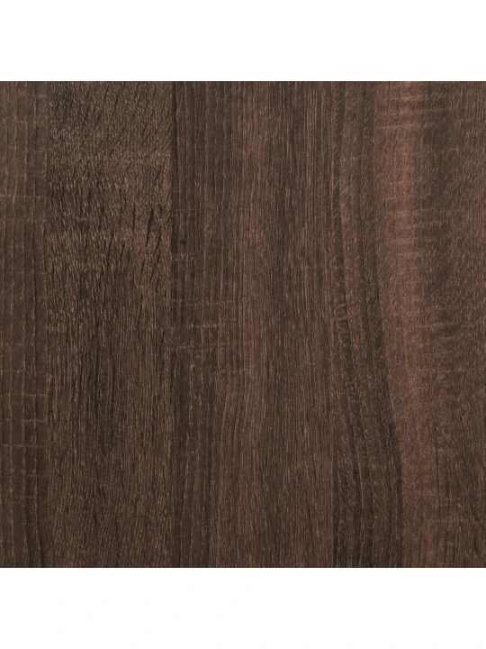 Skříň highboard hnědý dub 70 x 41 x 185 cm kompozitní dřevo