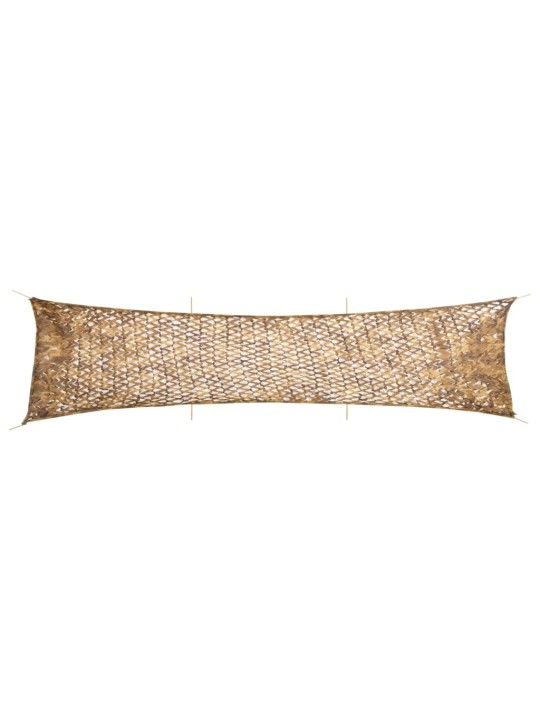 Maskovací síť s úložným vakem 613 x 138 cm písková