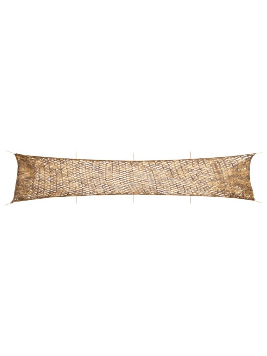 Maskovací síť s úložným vakem 844 x 142 cm písková