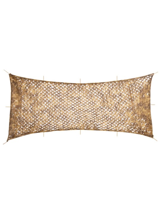 Maskovací síť s úložným vakem 844 x 429 cm písková
