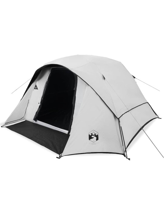 Camping stan cabin pro 4 osoby bílá zatemňovací nepromokavý