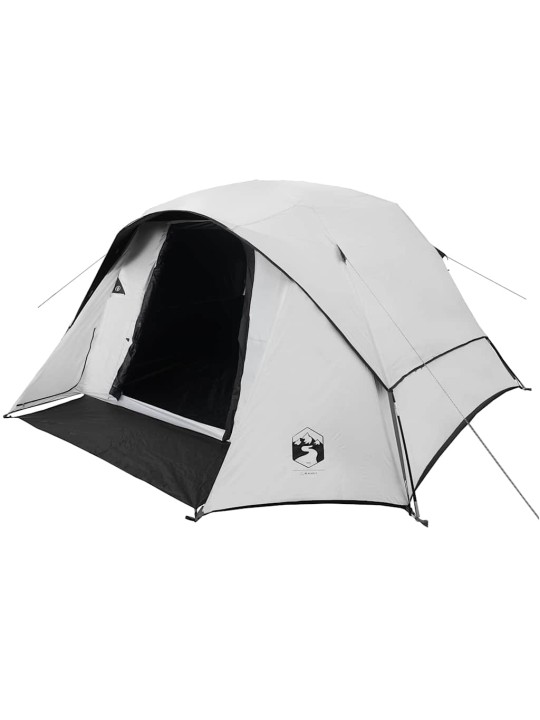 Camping stan cabin pro 4 osoby bílá zatemňovací nepromokavý
