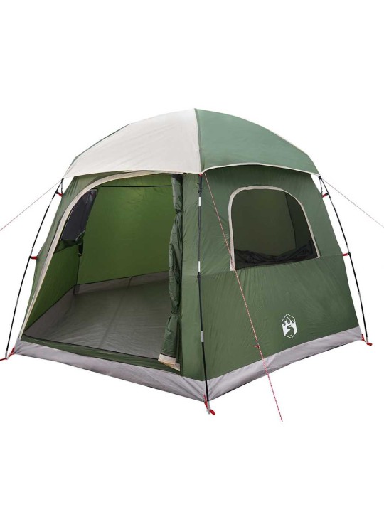 Rodinný stan igloo pro 6 osob zelený vodotěsný