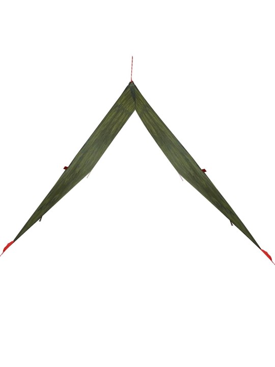 Kempingová plachta maskáčová 406 x 306 cm nepromokavá