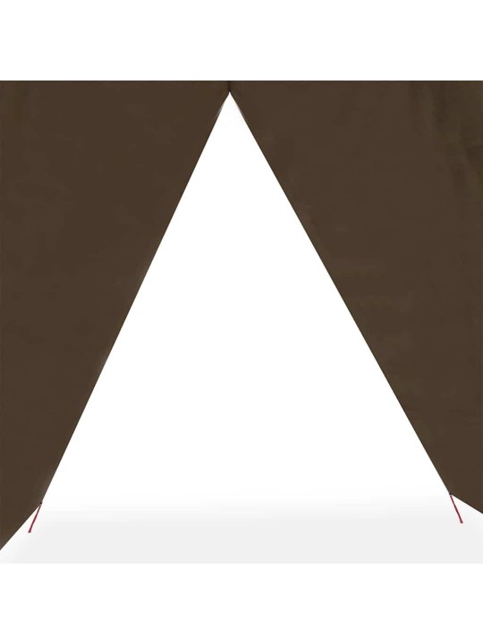 Kempingová plachta hnědá 506 x 306 cm nepromokavá