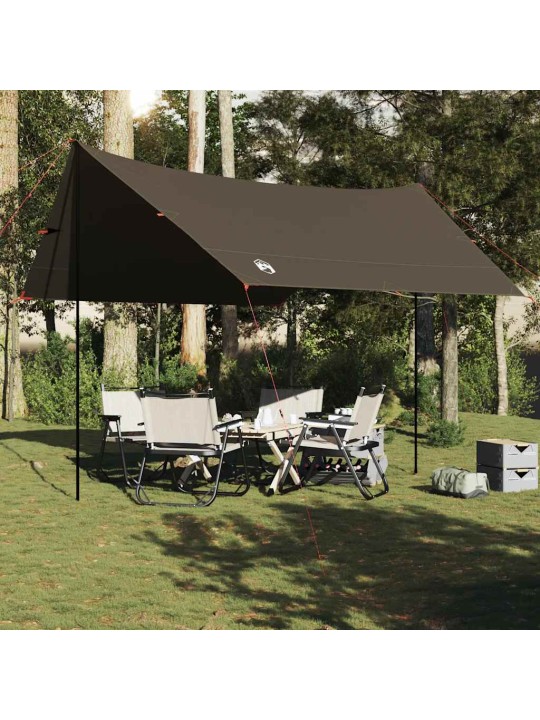 Kempingová plachta zelená 462 x 306 x 211 cm nepromokavá