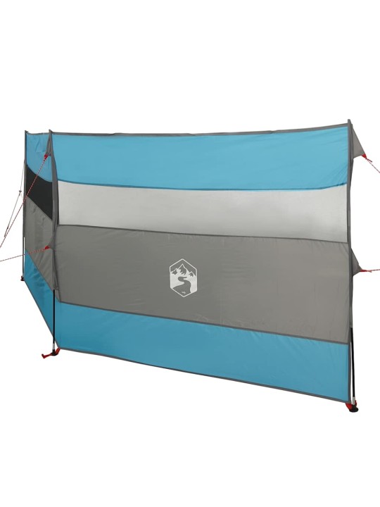 Kempingový větrolam modrýue 340x130 cm vodotěsný
