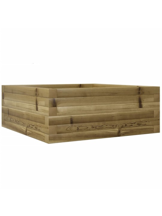 Zahradní truhlík 60 x 60 x 23 cm impregnované borové dřevo