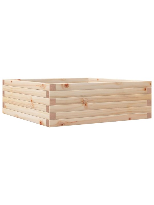 Zahradní truhlík 70 x 70 x 23 cm masivní borové dřevo