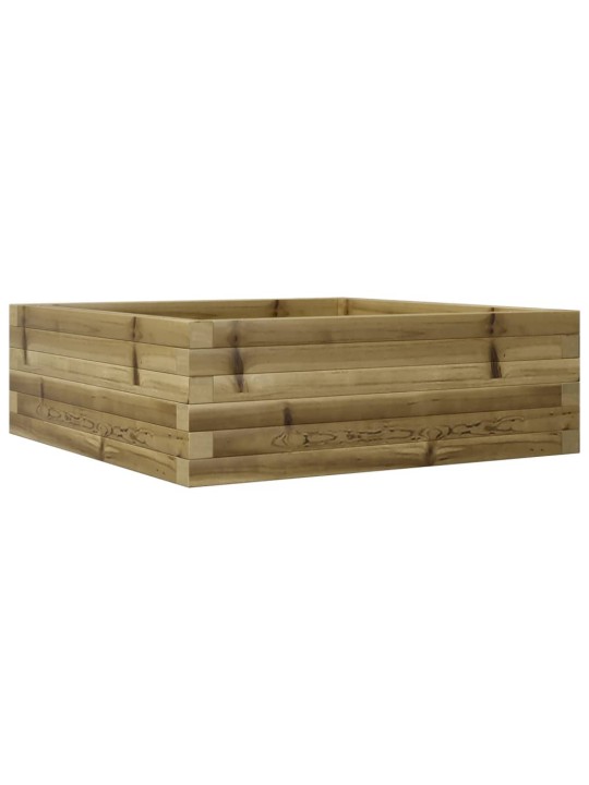 Zahradní truhlík 70 x 70 x 23 cm impregnované borové dřevo