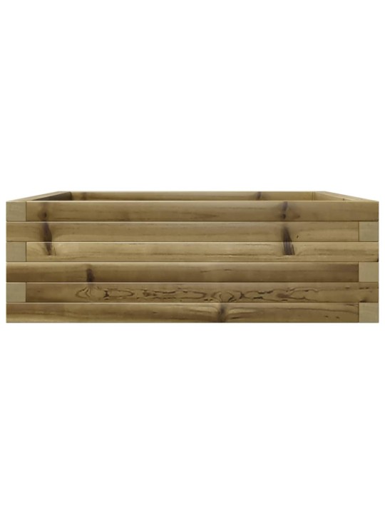 Zahradní truhlík 70 x 70 x 23 cm impregnované borové dřevo