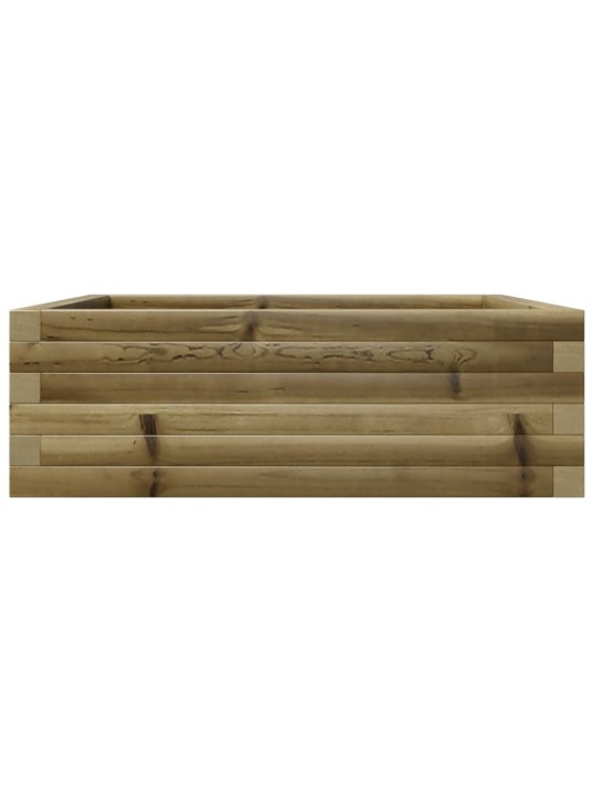 Zahradní truhlík 70 x 70 x 23 cm impregnované borové dřevo