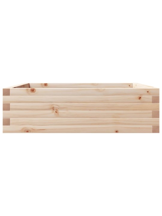 Zahradní truhlík 80 x 80 x 23 cm masivní borovice
