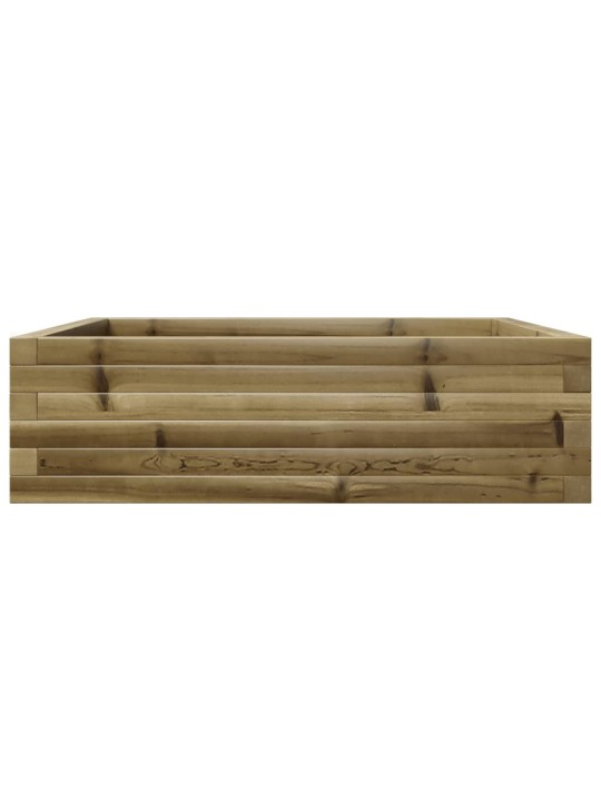 Zahradní truhlík 80 x 80 x 23 cm impregnované borové dřevo