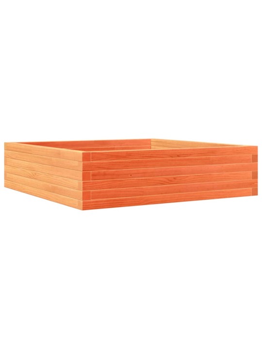 Zahradní truhlík voskově hnědý 90x90x23 cm masivní borové dřevo