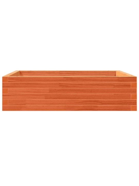 Zahradní truhlík voskově hnědý 90x90x23 cm masivní borové dřevo