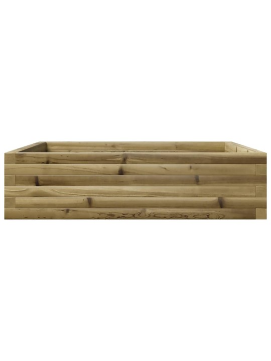 Zahradní truhlík 90 x 90 x 23 cm impregnované borové dřevo