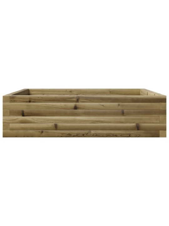 Zahradní truhlík 90 x 90 x 23 cm impregnované borové dřevo