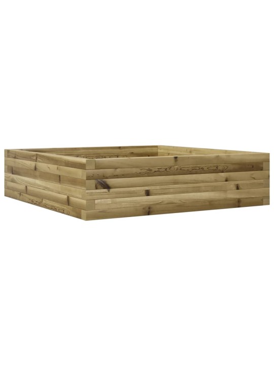 Zahradní truhlík 90 x 90 x 23 cm impregnované borové dřevo