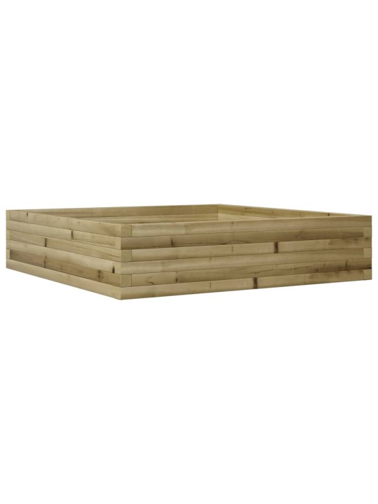 Zahradní truhlík 100 x 100 x 23 cm impregnované borové dřevo