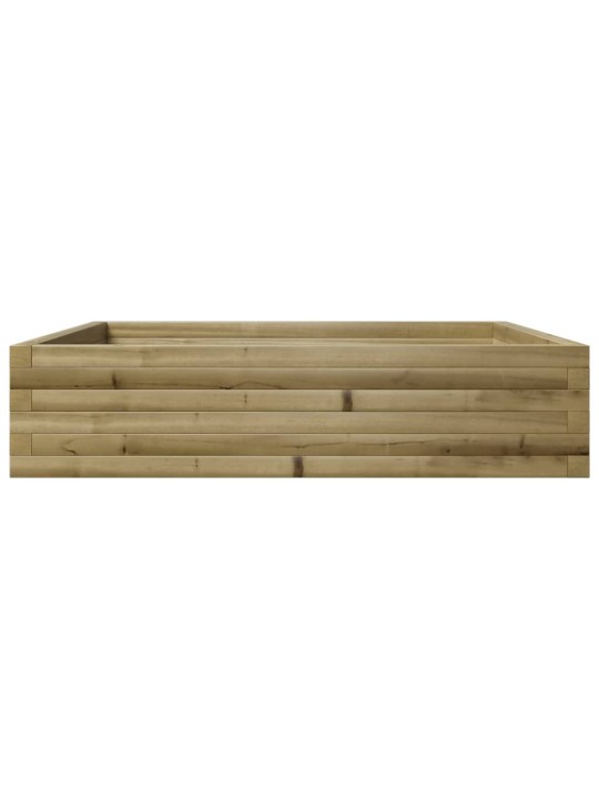 Zahradní truhlík 100 x 100 x 23 cm impregnované borové dřevo
