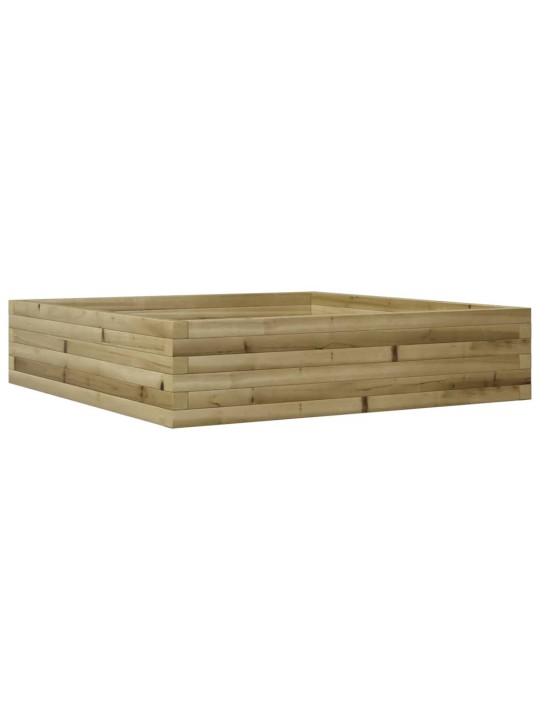 Zahradní truhlík 100 x 100 x 23 cm impregnované borové dřevo