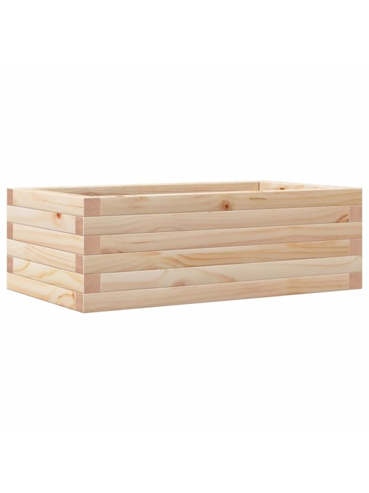 Zahradní truhlík 70 x 40 x 23 cm masivní borové dřevo