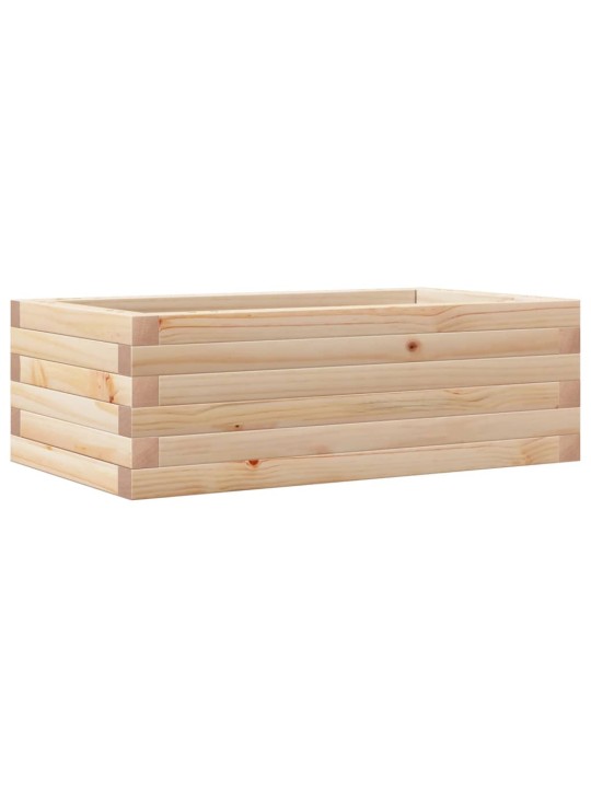 Zahradní truhlík 70 x 40 x 23 cm masivní borové dřevo
