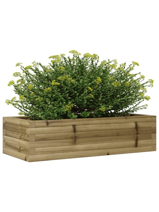 Zahradní truhlík 90 x 40 x 23 cm impregnované borové dřevo