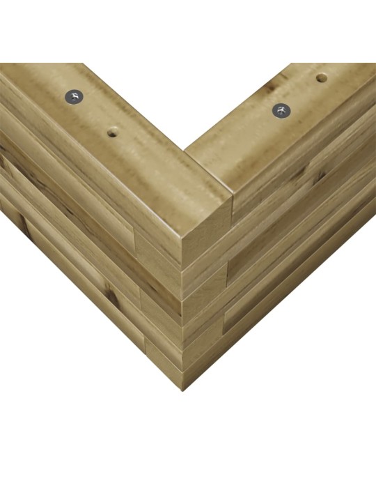 Zahradní truhlík 90 x 40 x 23 cm impregnované borové dřevo