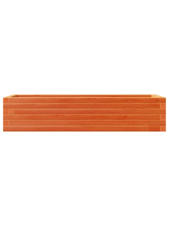 Zahradní truhlík voskově hnědý 110x40x23 cm masivní borovice
