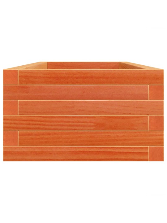 Zahradní truhlík voskově hnědý 110x40x23 cm masivní borovice