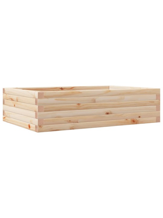 Zahradní truhlík 90 x 60 x 23 cm masivní borové dřevo