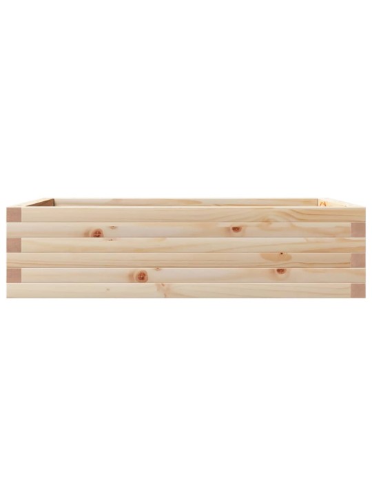 Zahradní truhlík 90 x 60 x 23 cm masivní borové dřevo