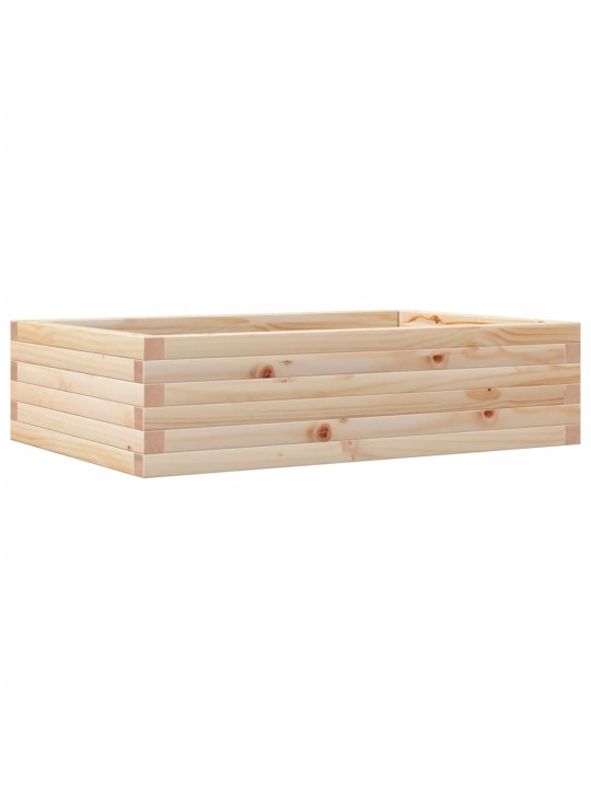 Zahradní truhlík 90 x 60 x 23 cm masivní borové dřevo