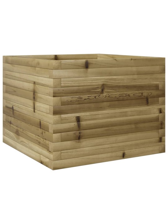 Zahradní truhlík 60 x 60 x 45,5 cm impregnované borové dřevo