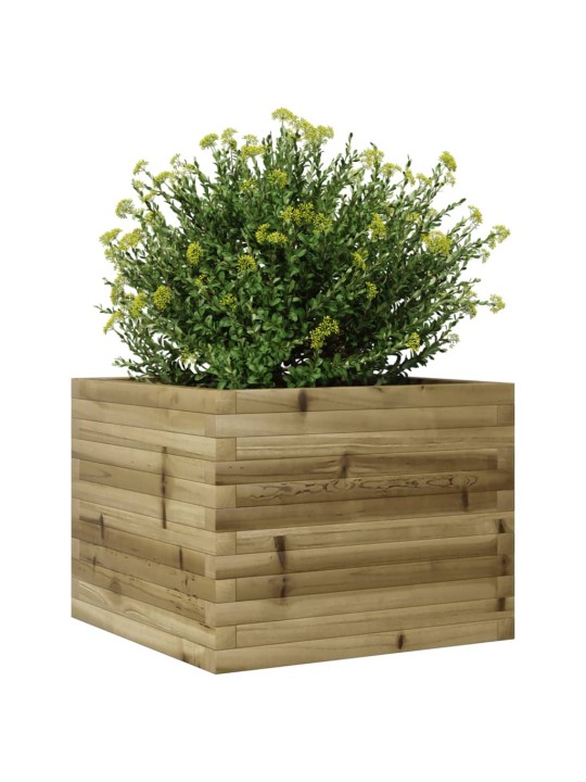 Zahradní truhlík 60 x 60 x 45,5 cm impregnované borové dřevo