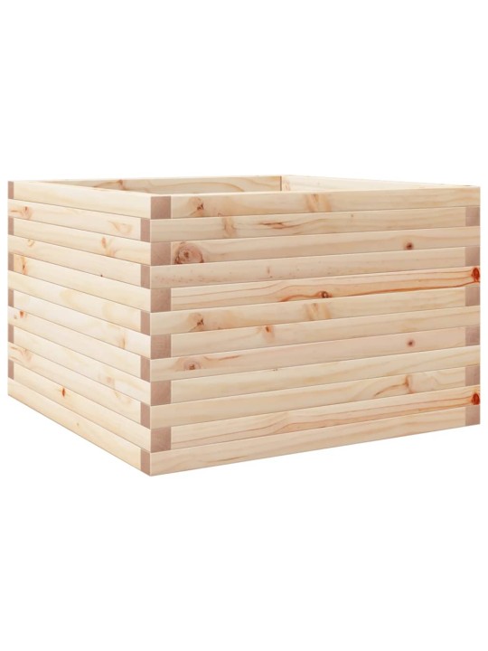 Zahradní truhlík 70 x 70 x 45,5 cm masivní borové dřevo