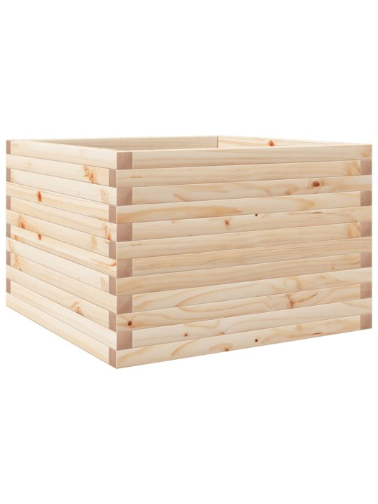 Zahradní truhlík 70 x 70 x 45,5 cm masivní borové dřevo
