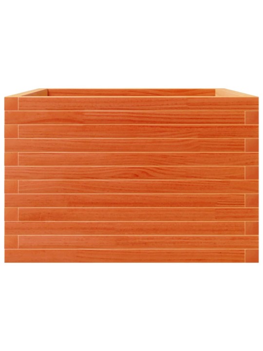 Zahradní truhlík voskově hnědý 70x70x45,5 cm masivní borovice