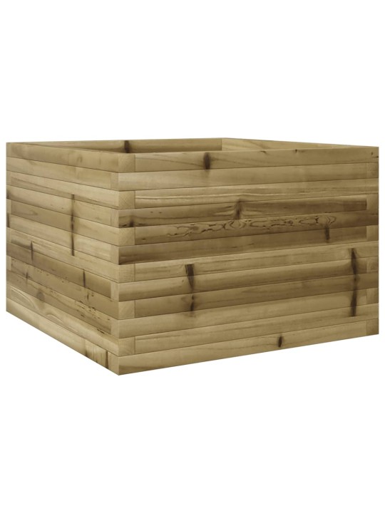 Zahradní truhlík 70 x 70 x 45,5 cm impregnované borové dřevo