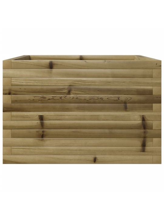 Zahradní truhlík 70 x 70 x 45,5 cm impregnované borové dřevo