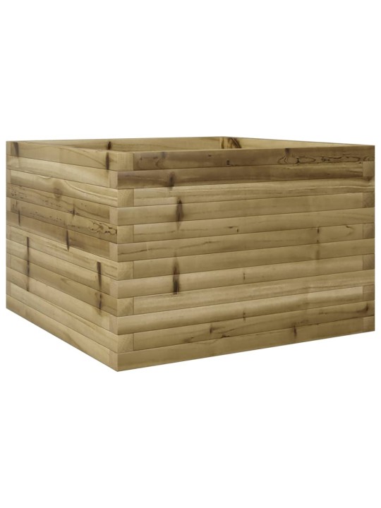 Zahradní truhlík 70 x 70 x 45,5 cm impregnované borové dřevo