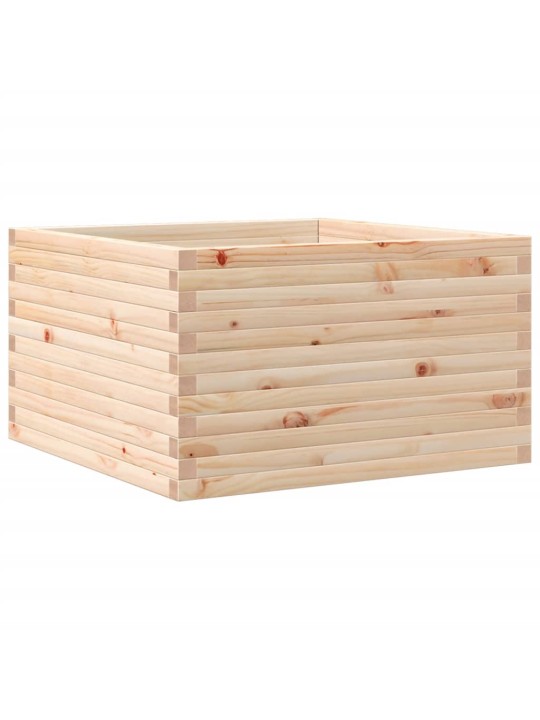Zahradní truhlík 80 x 80 x 45,5 cm masivní borové dřevo